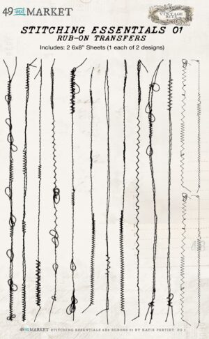 49 & Market - Stitching Essentials 01 Rub-On Transfers