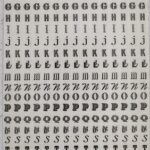 Cosmo Cricket - Tiny type alpha stickers-clear