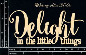 Delight in the Little Things