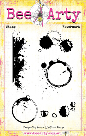 Bee Arty – Destination Anywhere – Watermark Stencil by Queenie Y