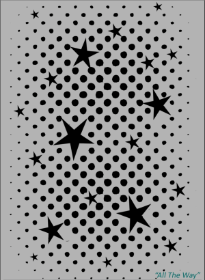 Bee Arty (by Colour Blast) – All the Way – Stars Stencil